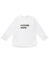 Baby Sweets T-shirt à manches longues Future Wife Maria König Blanc - 0