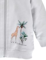 NINI Jacke Giraffe Kapuze grau 56 (Neugeborene) - 3