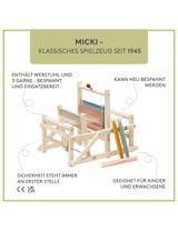 Micki 4 pièces Métier à tissers Conformité Européenne (CE) 380x280x330 mm 3+ ans Marron - 5