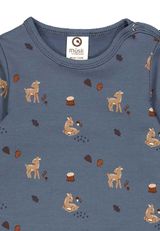 Müsli by Green Cotton Langarmbody Unifarben blau 68 - 2