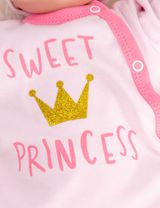 Baby Sweets Strampler Krone Sweet Princess rosa 12 Monate (80) - 2