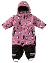 Villervalla Schneeanzug Pinguin Wasserdicht (8000mm) rosa 80 (9-12 Monate) - 0