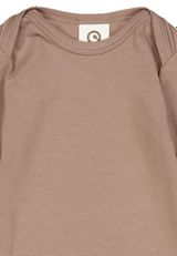 Müsli by Green Cotton Langarmbody Unifarben braun 56 - 2