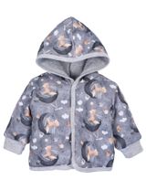 NINI Jacke Fuchs Kapuze grau 62 (0-3 Monate) - 0