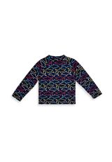 Denokids Alloverprint dunkelblau 80 - 1