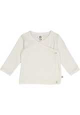 Müsli by Green Cotton Babylangarmshirt Unifarben creme 74 - 0