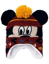 Disney Bonnet d'hiver Mickey Mouse Rouge 46-48cm - 0