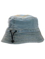 Villervalla Mütze Sterne Jeans hellblau 50/52 - 1