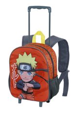 Naruto Chikara-Small 3D Backpack with Wheels Rucksack 34x26x13 cm rot Onesize Kinder - 0