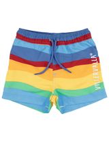 Villervalla Maillot de bain Rayures Protection anti-UV Multicolore Bleue - 0