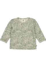 Müsli by Green Cotton Babylangarmshirt Animal grün 74 - 0