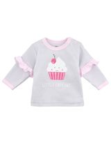Baby Sweets 2 Teile Set Little Cupcake grau 3-6 Monate (68) - 1