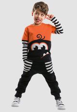Denokids Monster Joe Tracking Suit orange 122 - 6
