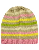 Aliap Mütze bunt rosa/beige/gelb 68 (3-6 Monate) - 1