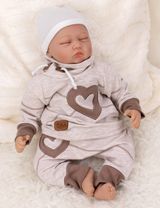 Baby Sweets 2 Teile Set Herz beige 12 Monate (80) - 3