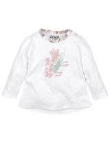 NINI T-shirt à manches longues Floral Blanc - 0