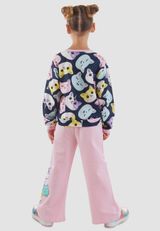 Denokids Print / Unifarben dunkelblau 104 - 8
