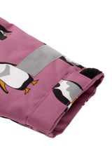 Villervalla Schneeanzug Pinguin Wasserdicht (8000mm) rosa 80 (9-12 Monate) - 5