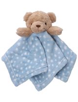 Snuggle Tots 2 Teile Set Teddybär Punkte 75x75 cm blau - 1