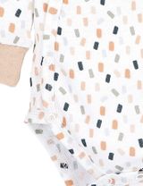 NINI Body croisé Carrés Beige - 2