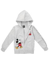 Disney Jacke Mickey Mouse Kapuze grau 122/128 (7-8 Jahre) - 1