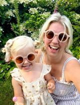 BabyMocs Sonnenbrille Rund 100% UV-Schutz (UV400) pink Onesize Kinder - 4