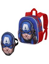 Marvel 2 pièces Ensemble Captain America Bleu - 4