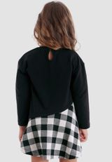 Denokids Kitten Kleid Mädchen schwarz 104 - 4