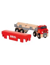 Brio 6 Teile Holzeisenbahn Zubehör Holztransporter mit Magnetladung CE-zertifiziert 15,7x5x3,4 cm 3+ Jahre rot - 2