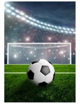 BrandMac Couverture Football Polaire 100x140 cm Bleu - 0