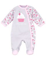 Baby Sweets Strampler Little Cupcake grau - 0