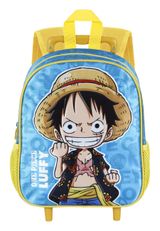 One Piece Monkey-Small Backpack with Wheels Rucksack 34x26x13 cm blau Onesize Kinder - 2