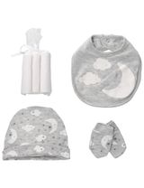 Rock A Bye Baby Boutique 8 Teile Set Mond grau 50/56 (Neugeborene) - 3