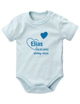 Baby Sweets Body Personalisierbar blau 62 (0-3 Monate) - 0