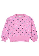 Fred s World by Green Cotton Sweatshirt Alloverprint rosa 86 - 0