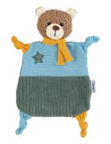 Sterntaler Schnuffeltuch Teddybär Ben Streifen Plüsch 27 cm 0+ Monate grün - 1