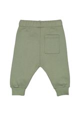 Müsli by Green Cotton Babysweathose Unifarben grün 68 - 1