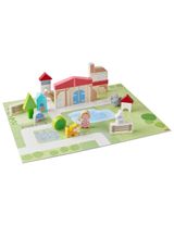 HABA 47 Teile Puzzle Spielwelt Landleben 37x27x5,1 cm 2+ Jahre bunt - 0