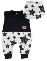 Baby Sweets 2 Teile Set Sterne schwarz - 0