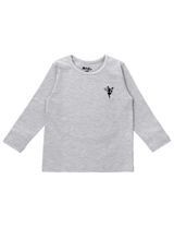 MaBu Kids T-shirt à manches longues Petite Fée Gris 18-24M (92 cm) - 0