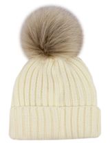 Aliap Wintermütze Strick creme 42-46 cm - 1