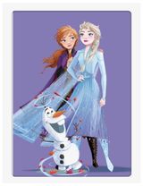 Disney Couverture La Reine des Neiges Polaire 100x140 cm Violet - 0