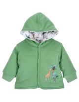 NINI Wendejacke Giraffe Kapuze grün 56 (Neugeborene) - 0