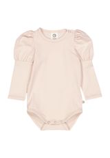 Müsli by Green Cotton Langarmbody Unifarben rosa 68 - 1