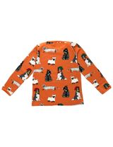 Villervalla Langarmshirt Hund orange 116 (5-6 Jahre) - 1