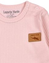 Lagarto Verde Strampler Eidechse Gerippt rosa 68 (3-6 Monate) - 1