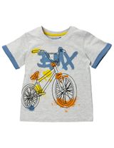 VENERE T-Shirt Fahrrad grau 116 (5-6 Jahre) - 0