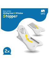 SIPO 2 Teile Türstopper weiß - 1