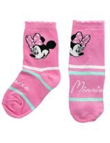Disney Strümpfe Minnie Mouse Streifen pink 98/104 (3-4 Jahre) - 0