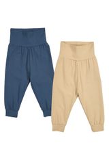 Green Cotton Babyhose multicolor 56 - 0